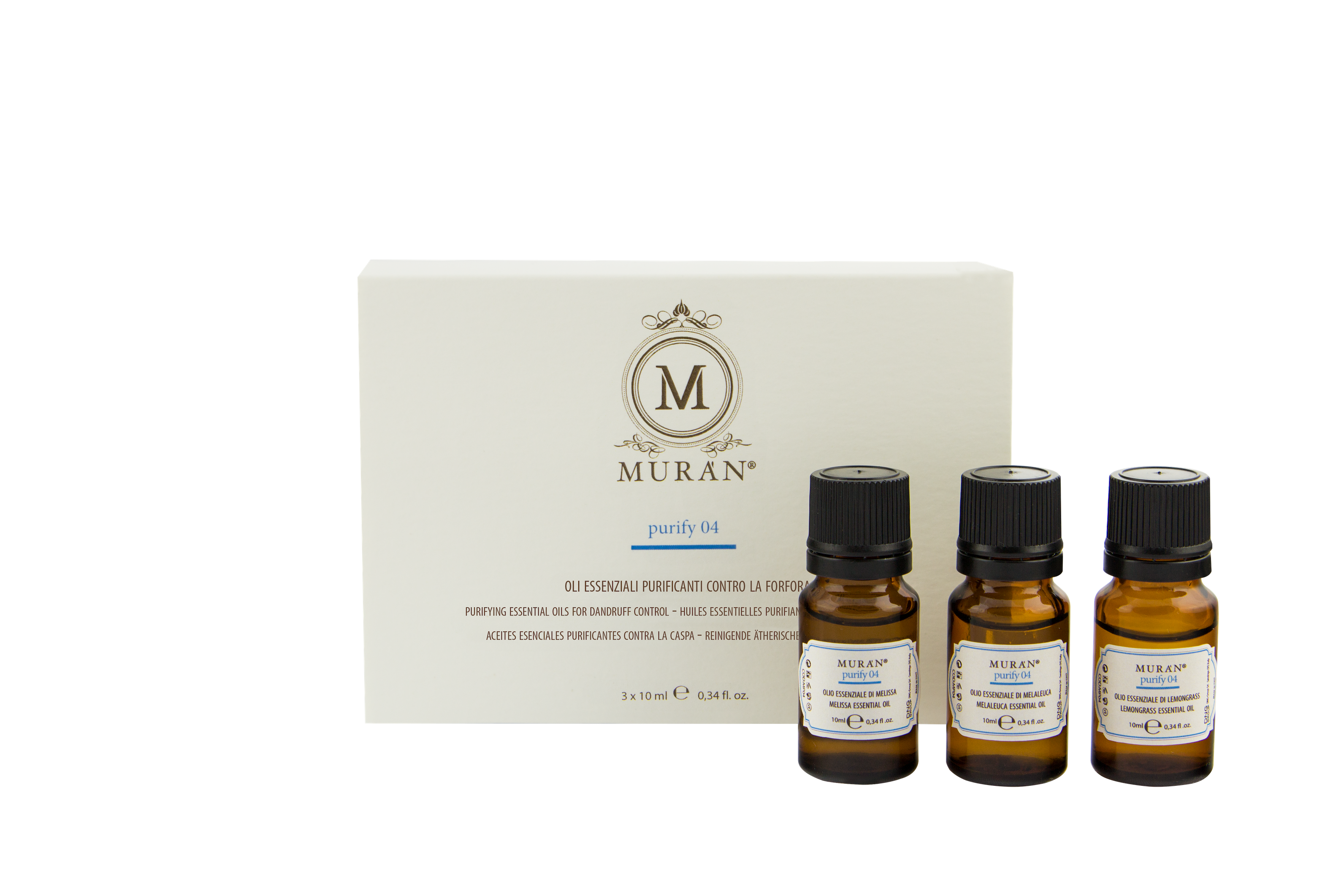 Purify 04 - Eteriske Oljer For Flasskontroll 3 X 10 ml